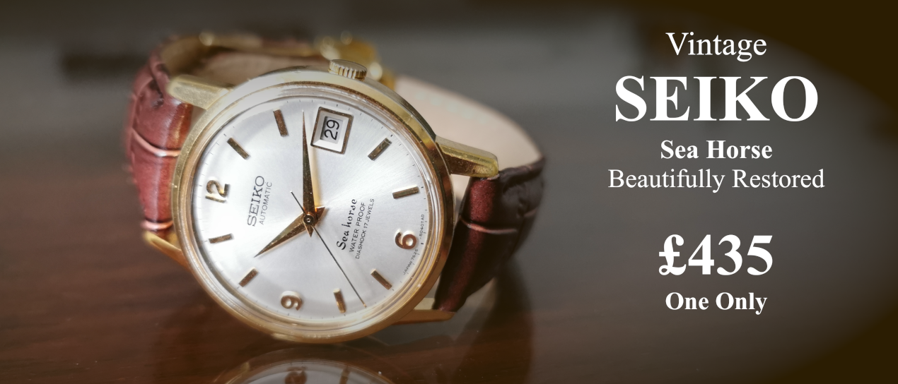 Seiko Sea Horse - Classic Vintage Seiko - Richard Perrett Watchmaker